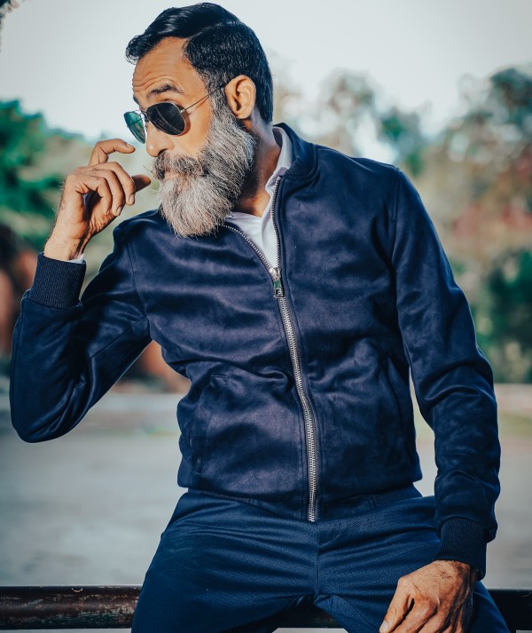 VESTE FAUX DAIM Taille S Couleur Bleu marine Type de produit Veste