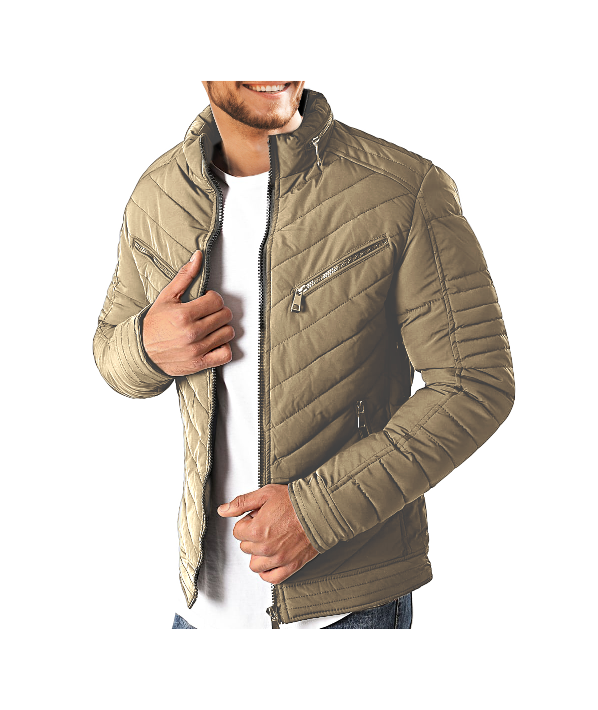 Blouson Imperméable Beige