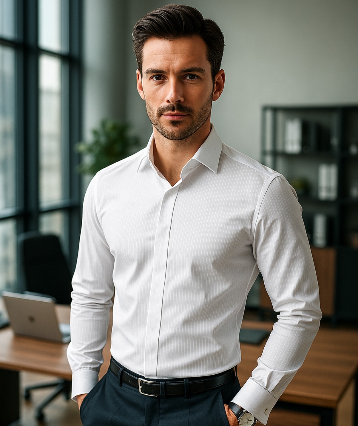 CHEMISE COL ITALIEN