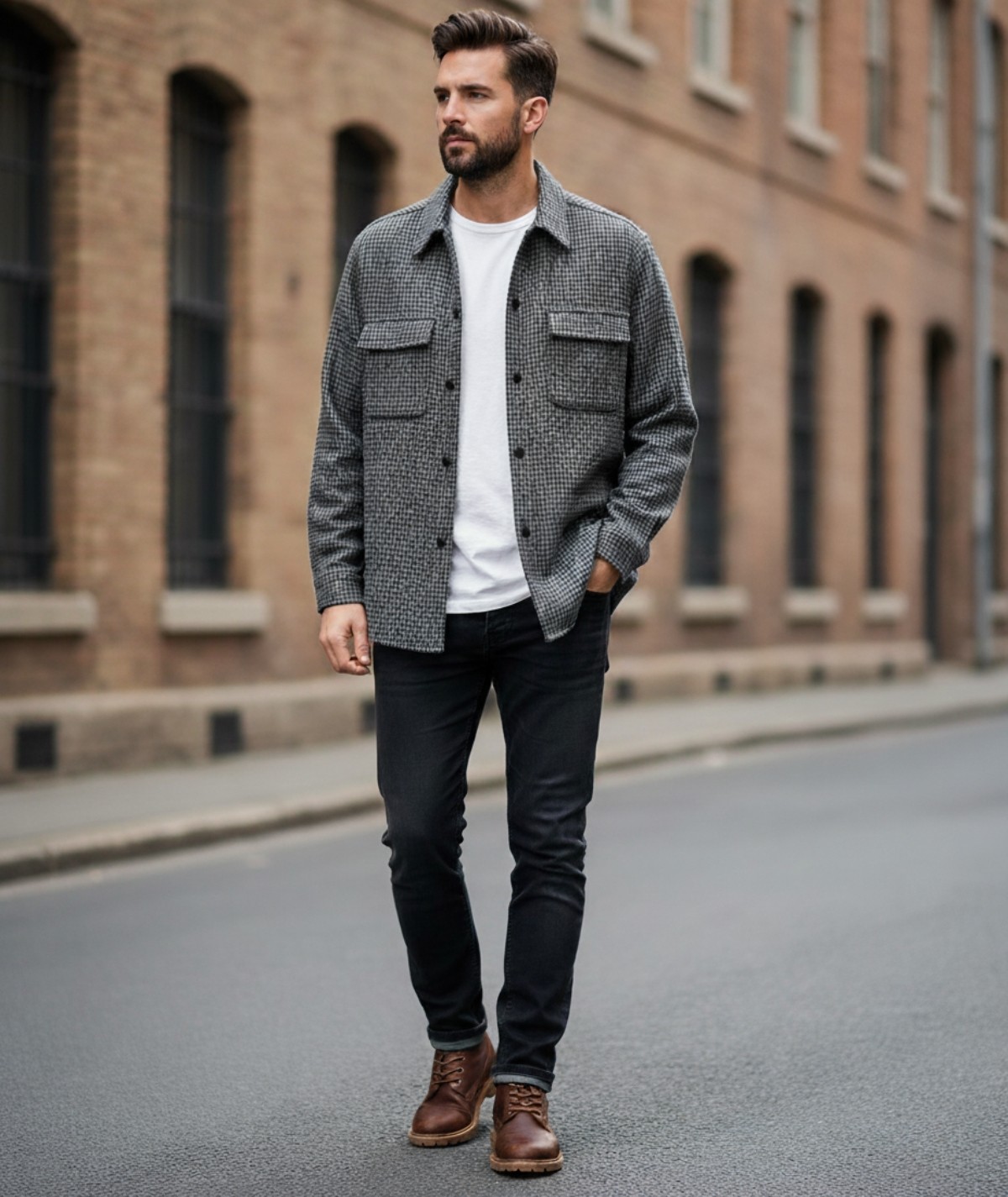 SURCHEMISE À CARREAUX