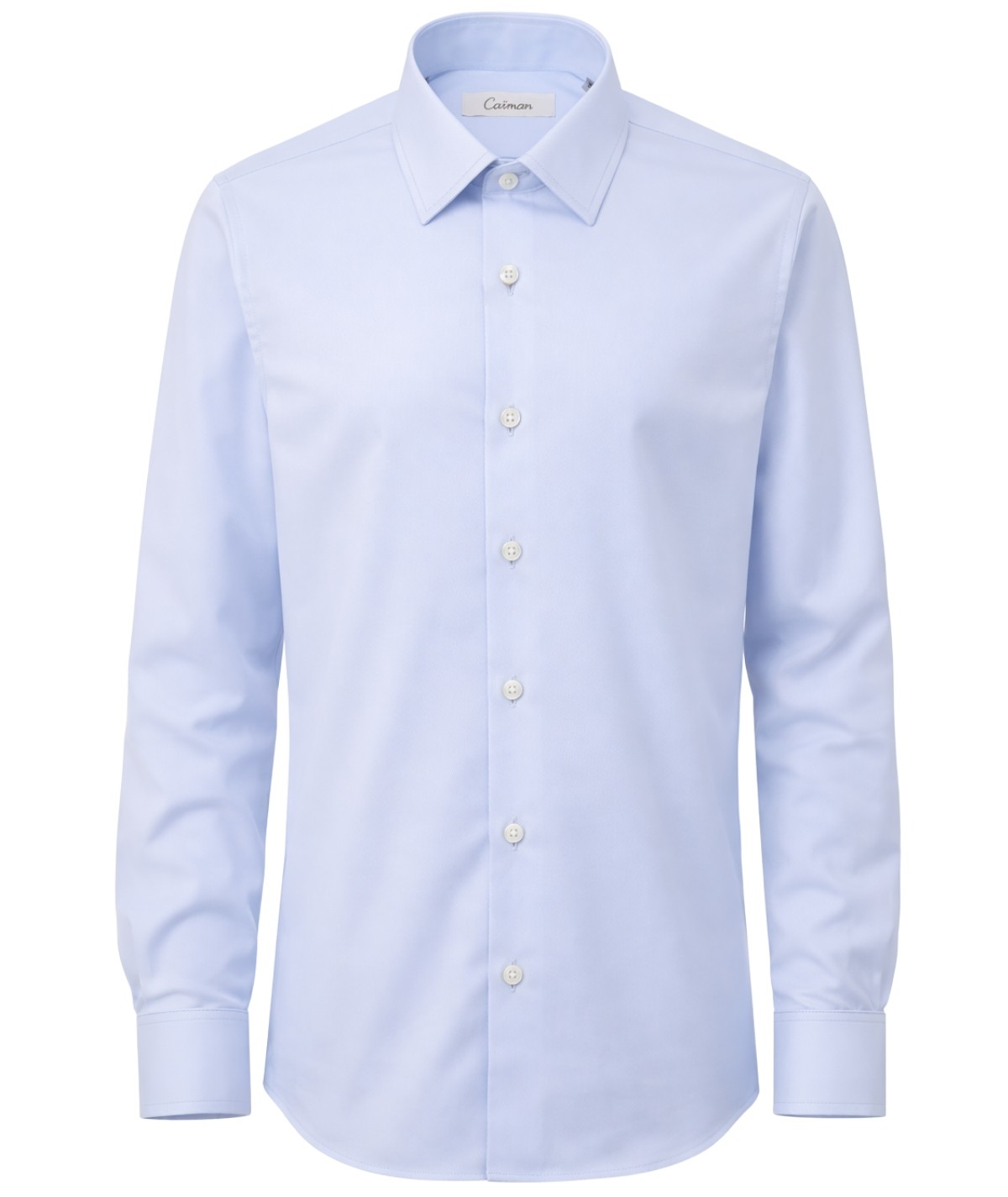 CHEMISE COL ITALIEN BLEU CLAIR