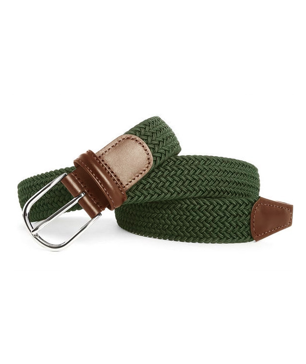 Ceinture Tressée vert