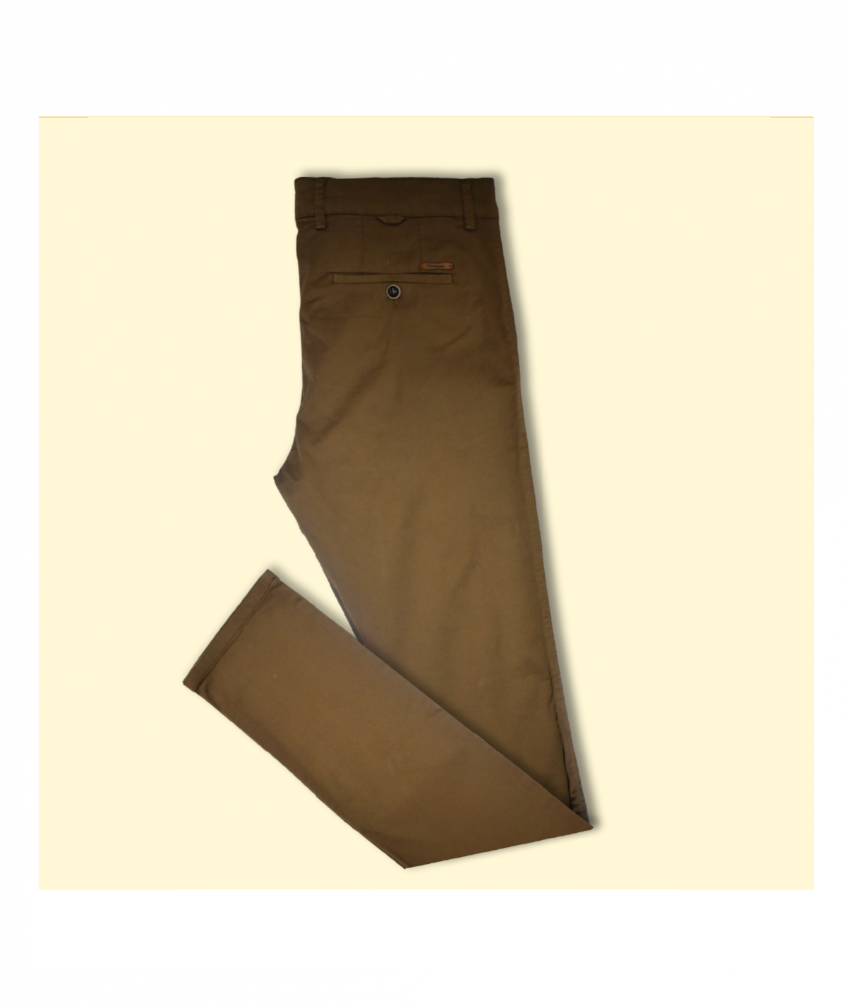 Pantalon chino Camel